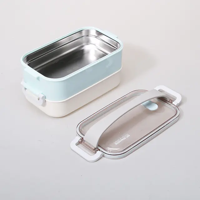304# STAINLESS STEEL 2-LAYER LUNCH BOX 1600ML JAPANESE STYLE
