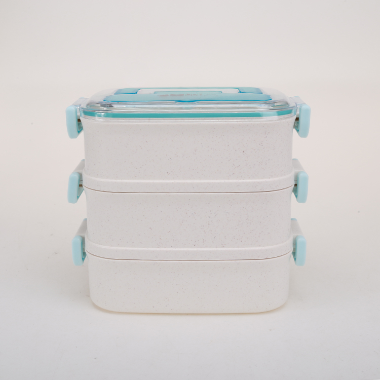 1 2 3 LAYER BAMBOO FIBER LUNCH BOX AND 304#STAINLESS STEEL BENTO BOX