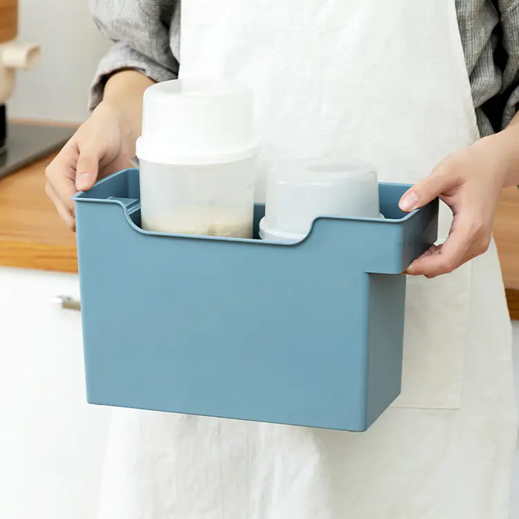 Two Sizes Fashion Plastic Multifunction Storage Box Used in Kitchen
