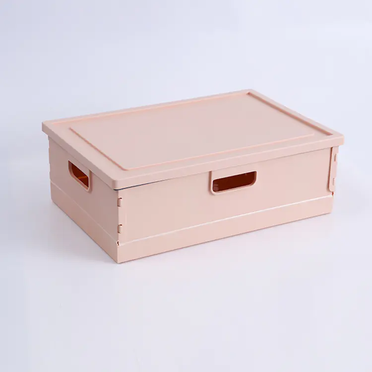 Three Sizes of Plastic Folding Storage Box Used for Student Businessman