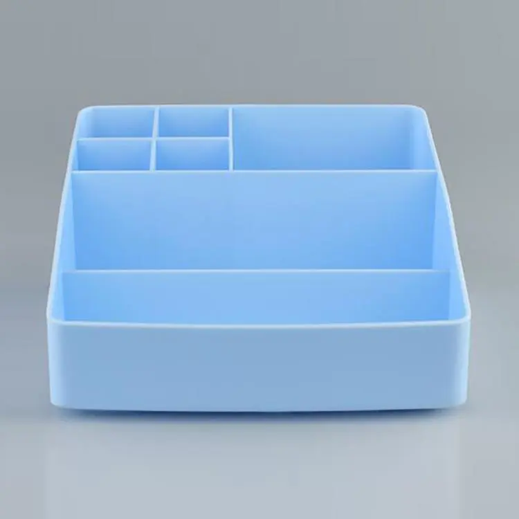 Two Colors Plastic Compartment Storage Container for Panties and Socks