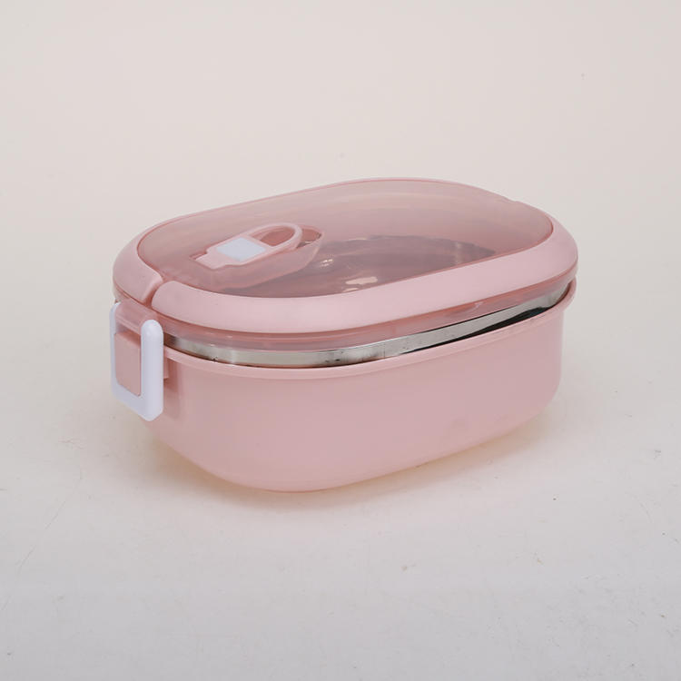 Plastic Lunch Box 201#Stainless Steel Bento Box