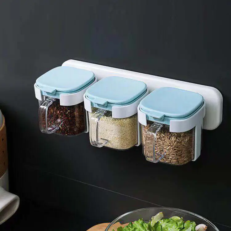 Wall-mounted Seasoning Box Drawer Type Condiment Box