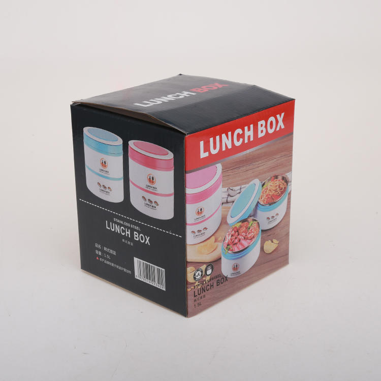 Korean Style 201#Stainless Steel Lunch Box Single Double Layer