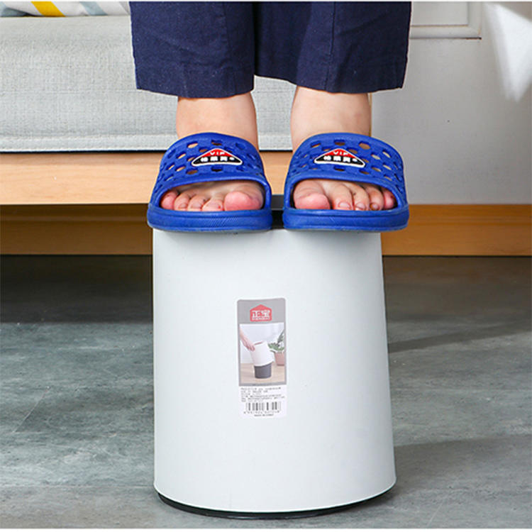 Plastic Trash Can with Double Bucket Design Waste Bin
