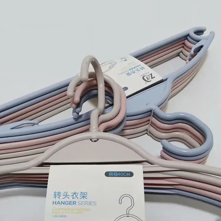 Plastic Five Styles Hangers with Three Colors