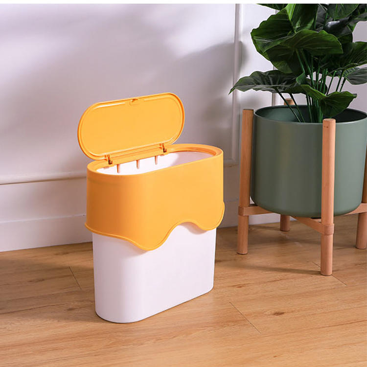 Waste Bin Dry and Wet Garbage Sorting Plastic Trash Can
