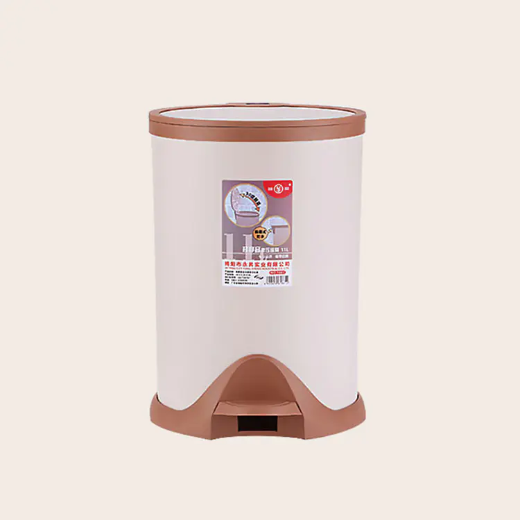 Hydraulic Slow Drop Sanitary Bucket with Lid