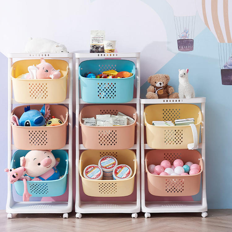 Household Multi-layer Wholesale Toy Storage Rack for Kid