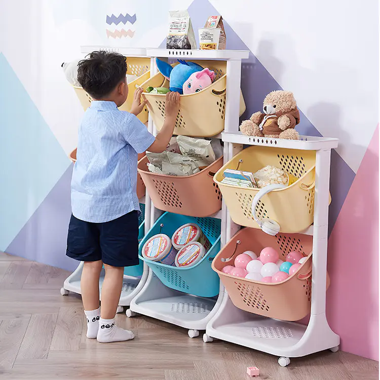 Multilayer Kid-Friendly Toy Storage Rack: Wholesale Solution for Clutter-Free Playtime