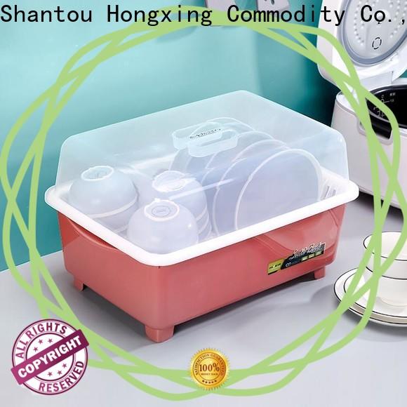 HongXing drain plastic dish rack in different color to store vegetables