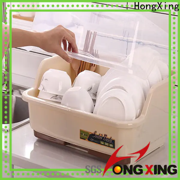 non-cracking plastic dish rack dustproof factory to store dishes