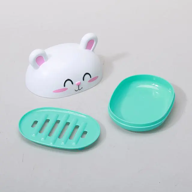 Cartoon Cute Rabbit Shaped Soap Box