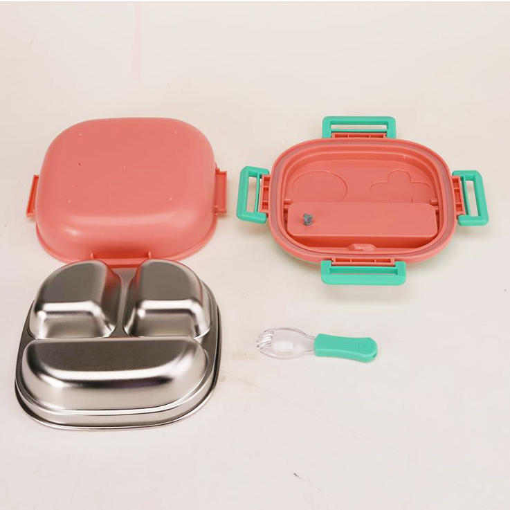 Quality Fashionable lunch box in red and green colors Oem From China-HongXing
