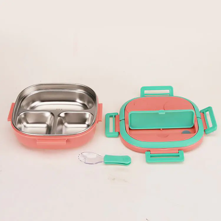 Quality Fashionable Lunch Box in Pink or Blue Colors from China-HongXing