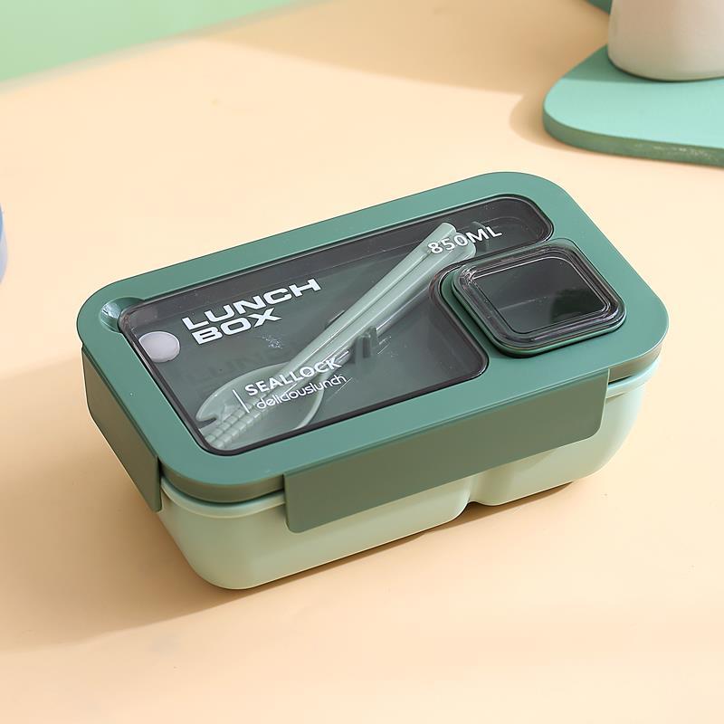 Best Quality Light Lunch Box (Rectangular With Spoon And Chopsticks) Oem-HongXing