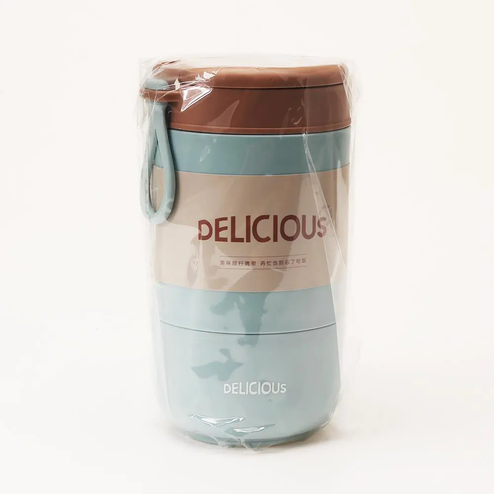 Fashion Double-layer Sealed Soup Cup Large Capacity: 430ML+300ML
