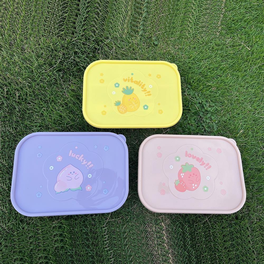 Factory Price Vitality Fruit Lunch Box (5 Compartment Lunch Box With Spoon And Fork) Wholesale-HongXing