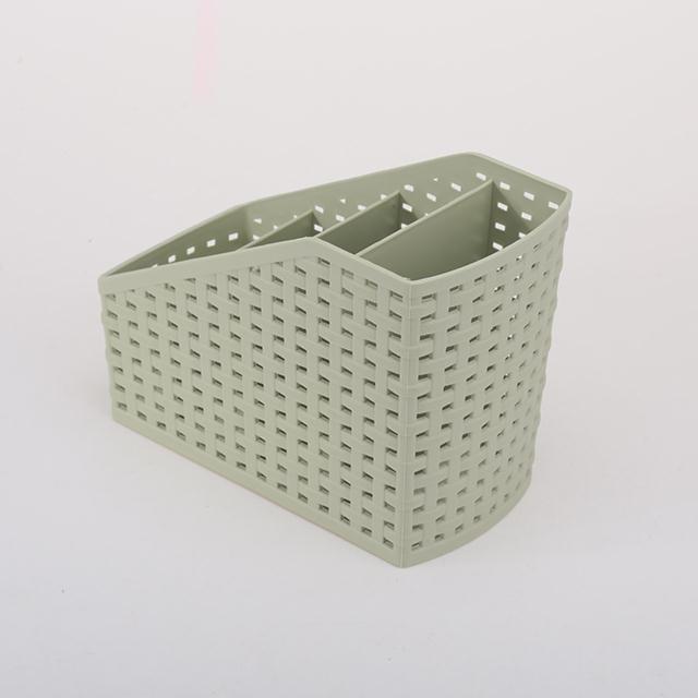 Desktop Storage Basket With Hollow Pattern Decoration High Quality Supplier In China