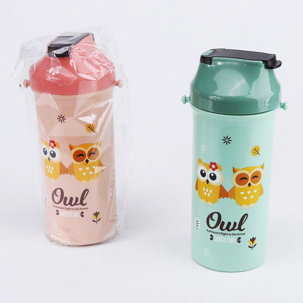 Hydration at Hand, Carefree Summer: Owl Children's Water Bottle