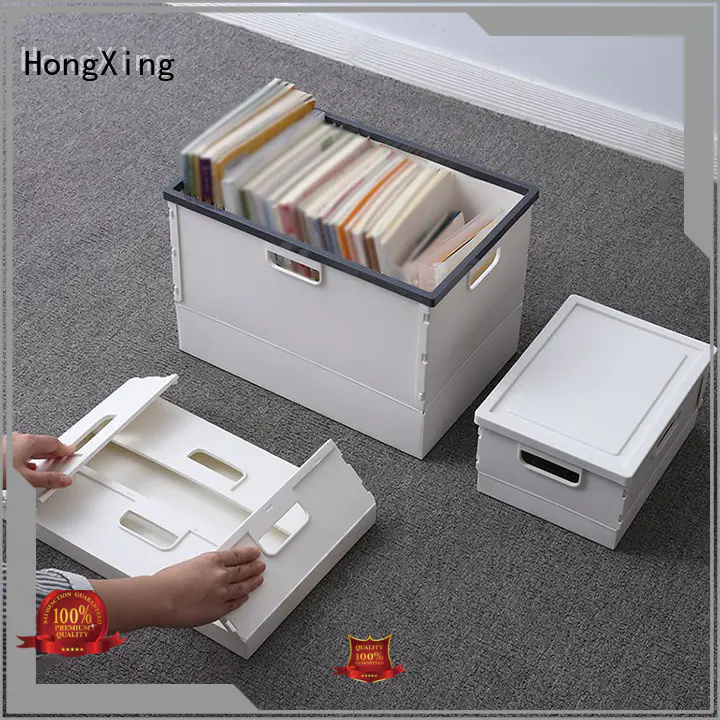 HongXing container plastic storage boxes with lids stable performance for macaron