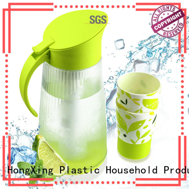 HongXing clear plastic jugs with lids good design to store vegetables
