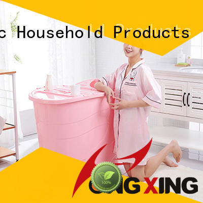 HongXing hole mini plastic bathtub stable performance for living room