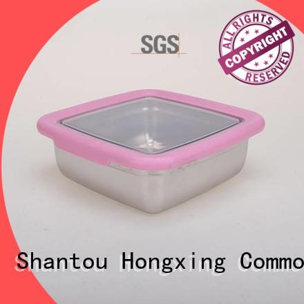 HongXing great practicality plastic food storage containers with many colors for salad