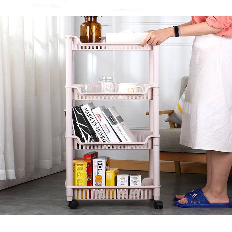 Three and Four Layers Multi-functional Storage Rack with Wheels