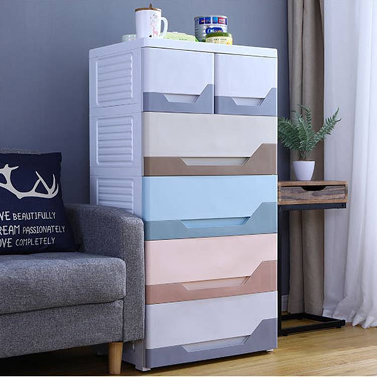 5-layer Drawer Storage Cabinet with Five Colors