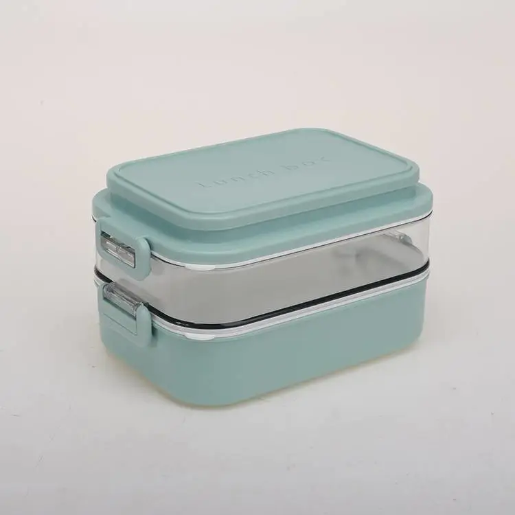 Single Layer Double Layers Plastic Stainless Steel Lunch Box