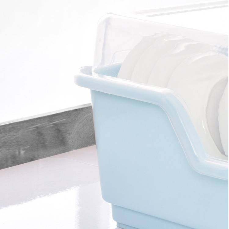 Plastic Cupboard Durable Dish Holder With Four Sizes Hongxing