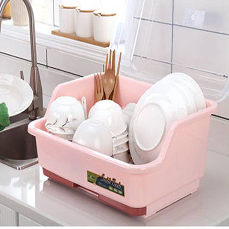 Plastic Cupboard Durable Dish Holder With Four Sizes Hongxing
