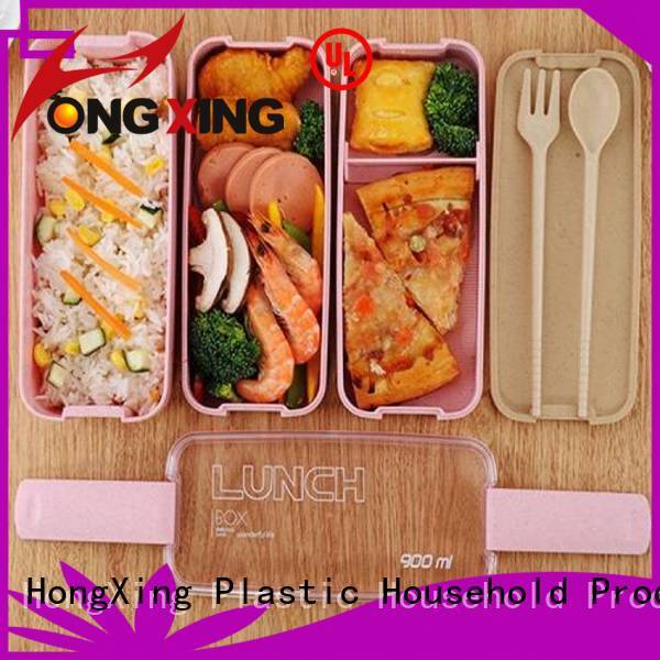 spoon bento lunch box containers stable performance for vegetable HongXing