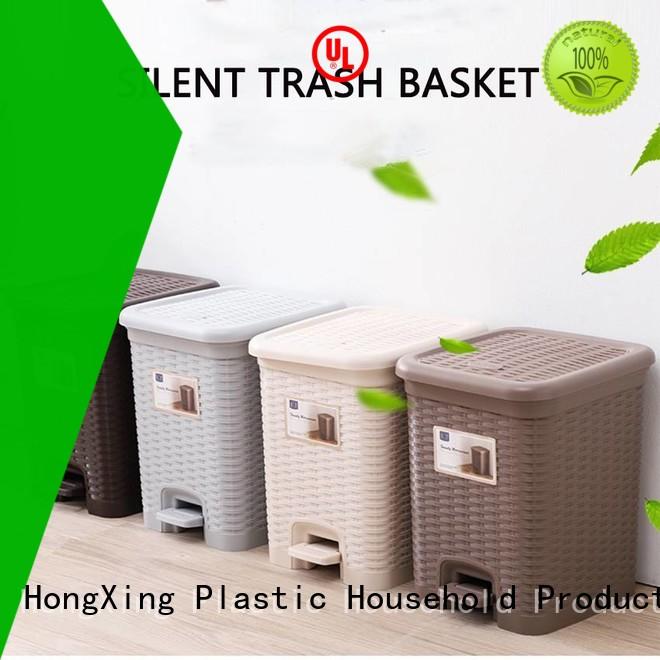 stable performance plastic garbage bin can free design for room