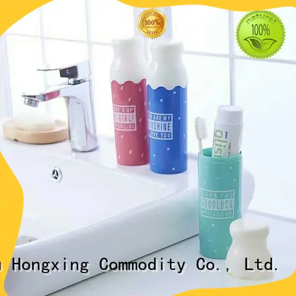HongXing Various styles bamboo toothbrush holder China supplier for home
