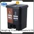 HongXing plastic kitchen trash cans with many colors for home