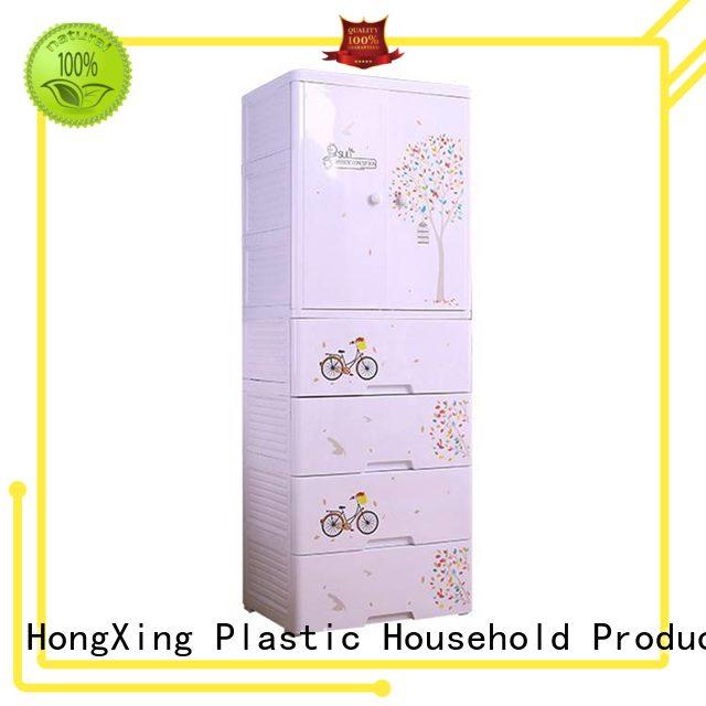 fashionable plastic storage cabinets double China supplier for clothes