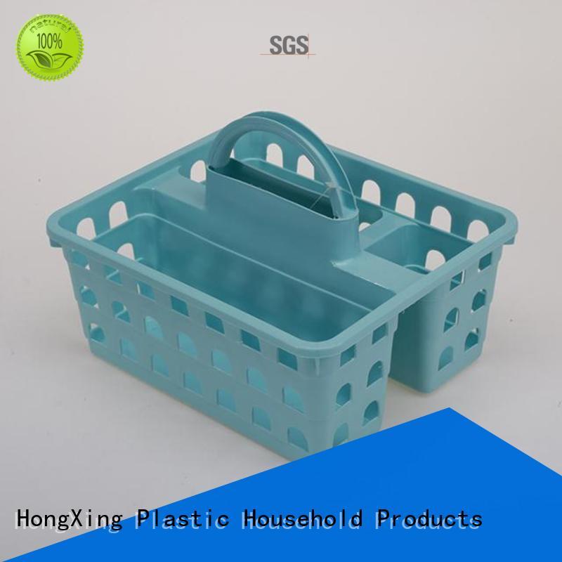 different capacities plastic storage basket with handle for storage household items for storage toys HongXing