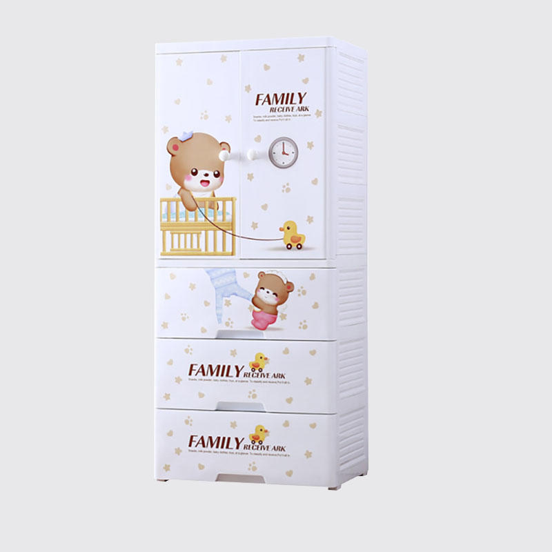 Foldable Plastic Wardrobe Supplier, Baby Clothes Storage Cabinet
