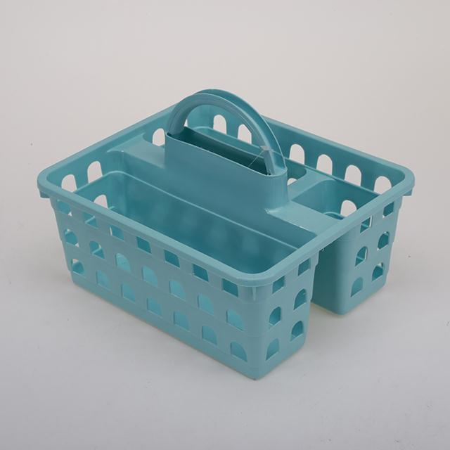teal storage baskets