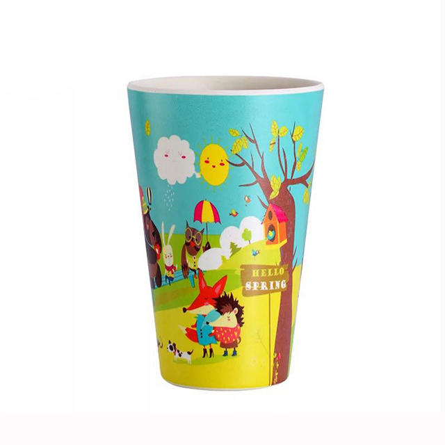 HX0032551 Eco-friendly Bamboo Fibre Plastic Cartoon Printing Coffee mug&Cups 350ML - 420ML - 480ML