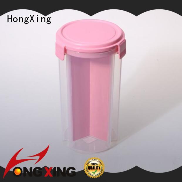 fresh plastic food storage containers in different colors for noodle HongXing