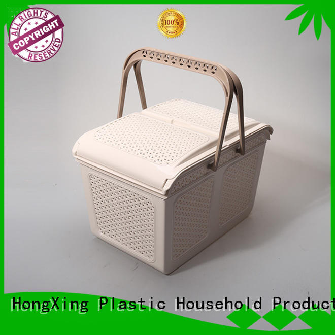 HongXing versatile plastic laundry basket with lid with excellent performance for storage toys