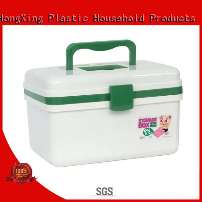 HongXing box plastic tool box with reasonable structure for office