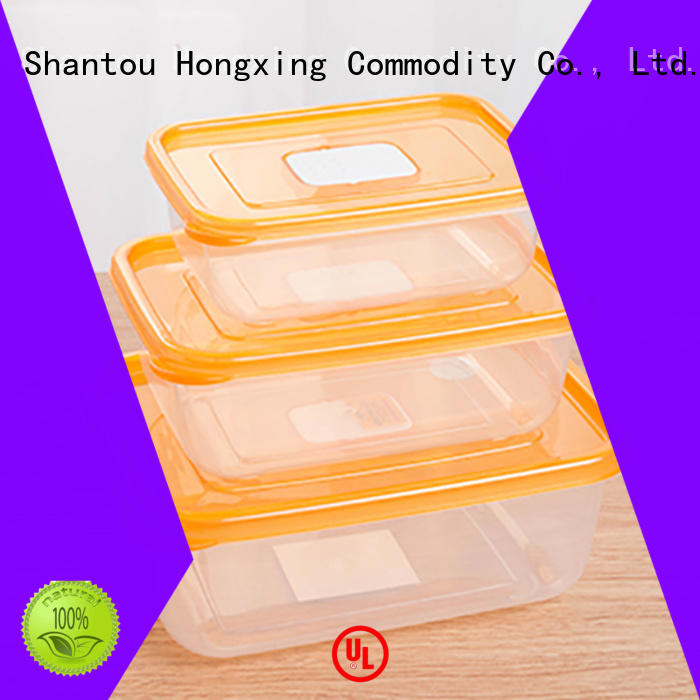 Japanese style plastic food storage containers sealing with many colors for cookie