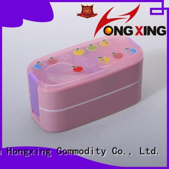 HongXing boxplastic microwave lunch box stable performance for stocking fruit