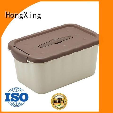 Rectangle shape cookies design plastic storage container with handle&plastic storage boxes