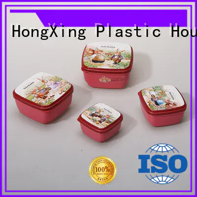 HongXing different shapes plastic food storage wholesale for bread