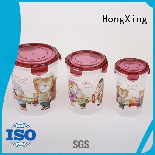 HongXing reliable quality airtight food storage containers factory price for salad